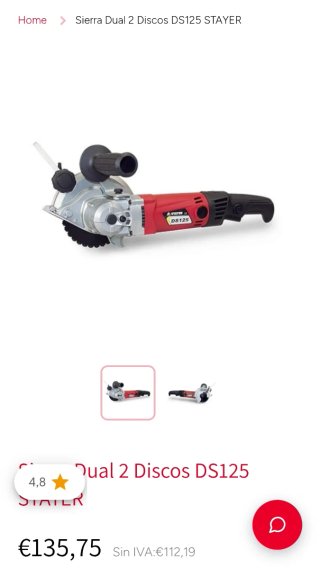 Sierra circular dual stayer psra msdera y metal