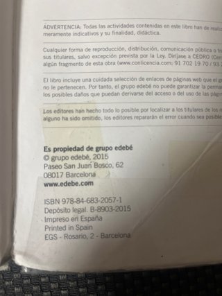 Matemáticas 1º Bachillerato Edebé
