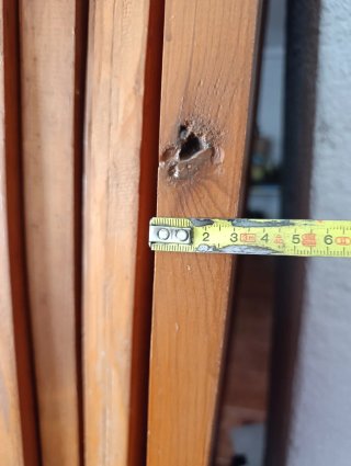 6 Puertas de madera. 3 grandes y 3 pequeñas