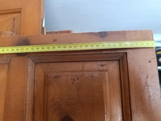 6 Puertas de madera. 3 grandes y 3 pequeñas