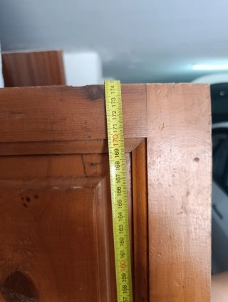 6 Puertas de madera. 3 grandes y 3 pequeñas