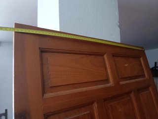 6 Puertas de madera. 3 grandes y 3 pequeñas