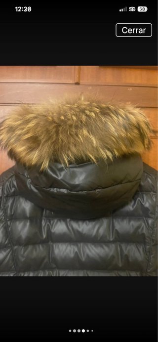 Plumas Max Mara Negro con Capucha