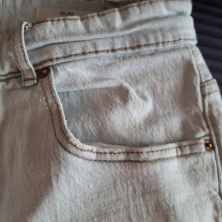 Pantalón corto vaquero Pull & Bear lavado