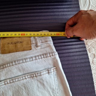 Pantalón corto vaquero Pull & Bear lavado