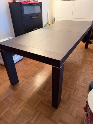 Mesa extensible 230cm madera wengue