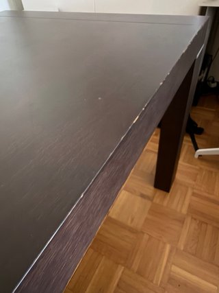 Mesa extensible 230cm madera wengue