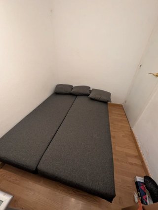 Divano letto IKEA ASARUM Grigio Scuro