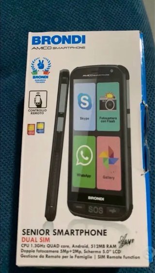 Telefono Brondi Dual Sim per Anziani