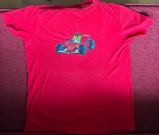 Camiseta Kukuxumusu F1 Roja Talla M