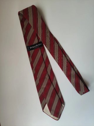 Cravatta seta Yves Saint Laurent vintage