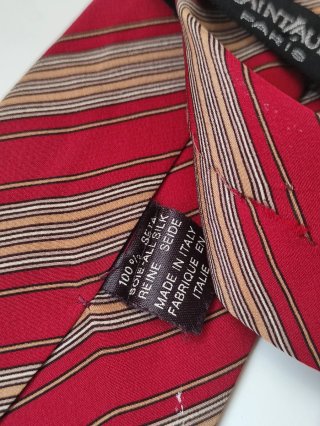 Cravatta seta Yves Saint Laurent vintage