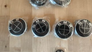 Juego 7 Emblemas Tapacubos BMW