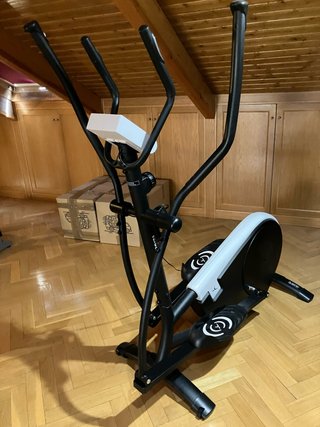 Bicicleta Elíptica Negra y Gris