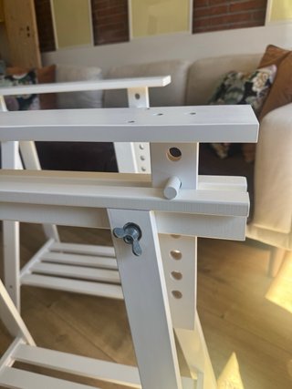 2 caballetes madera IKEA Mittback