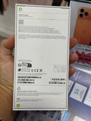 IPHONE 17 PRO MAX 256GB NARANJA NUEVO