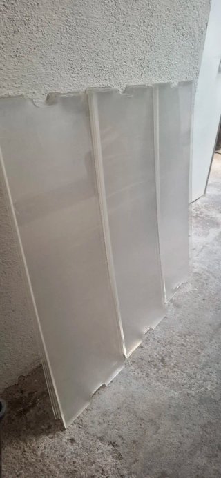 Placa Metacrilato Transparente 20 peces 30 x 100