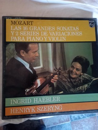 Mozart: Sonatas y Variaciones Piano/Violín y Verdi