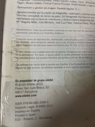 Física y química 1º Bachillerato Edebé