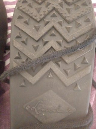 Albarcas Caserita Talla 40 Negras