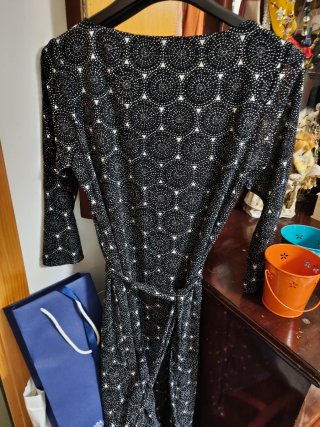 Vestito micro fantasia spot