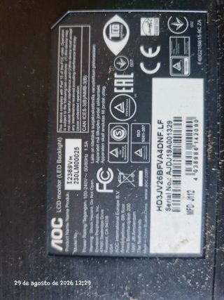 Monitor AOC LED I2369Vm Full HD 1080p con altoparlante