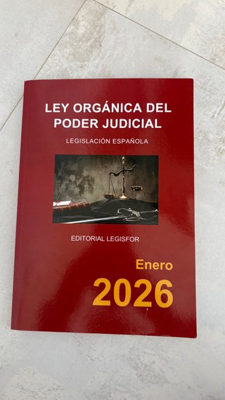 Ley Orgánica Del Poder Judicial. Enero 2026