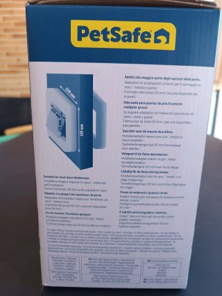 Porta per animali domestici con microchip PetSafe Marrone