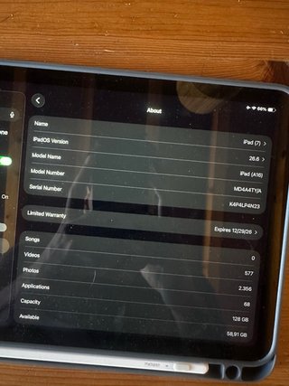 iPad A16 128GB Gris + Funda + Apple Pencil