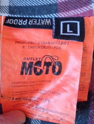 Chaqueta Moto Unisex.