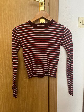 Pull&Bear Top Rayas Multicolor XS