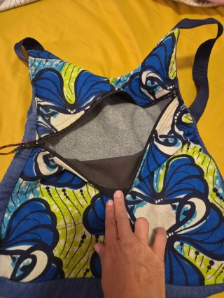 Mochila étnica con cremallera