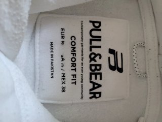 Sudadera Pull&Bear Blanca