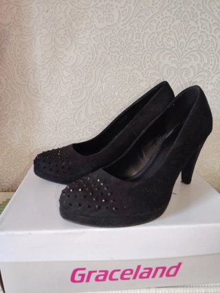 Zapatos de tacón Graceland negros