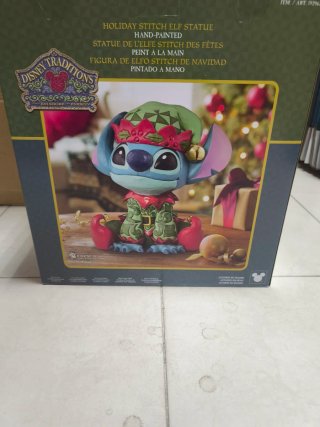 Figura Stitch Navideño Grande Jim Shore