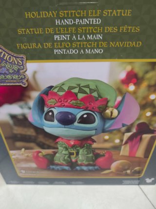 Figura Stitch Navideño Grande Jim Shore