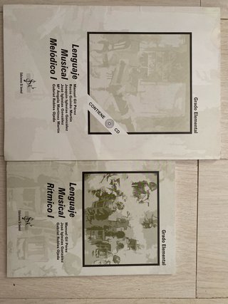 Pack Libros Lenguaje Musical Melódico y Rítmico I