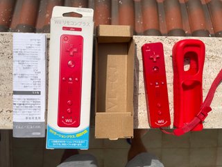 Nintendo Wii Remote Plus Rosso Rosso Aka Controlle