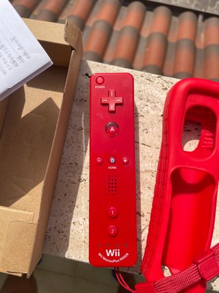 Nintendo Wii Remote Plus Rosso Rosso Aka Controlle
