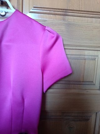 Vestido fiesta rosa fucsia talla 34