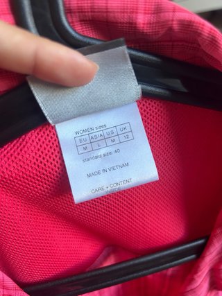 Camisa Jack Wolfskin cuadros rosa/rojo talla M