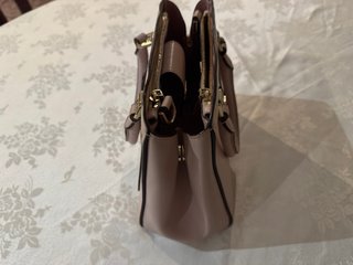 Bolso Michael Kors Satchel pequeño Rosa y Dorado