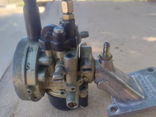 Carburador 12-12 con tobera derbi variant pedales
