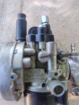 Carburador 12-12 con tobera derbi variant pedales