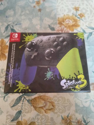 Mando Nintendo Switch Pro Splatoon 3