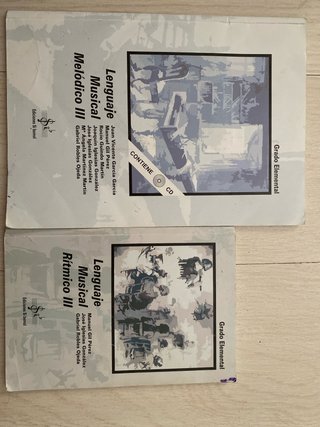 Libros Lenguaje Musical Melódico y Rítmico III