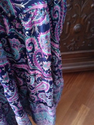 Gonna lunga Bohoo fashion di seta