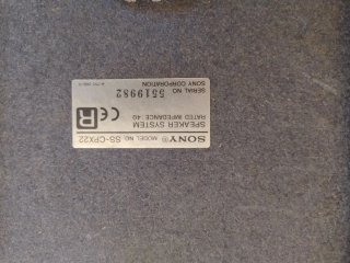 Altavoces Sony SS-CPX22