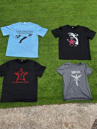 Pack Camisetas Góticas/Post Punk/Grunge/Metal/Sovi
