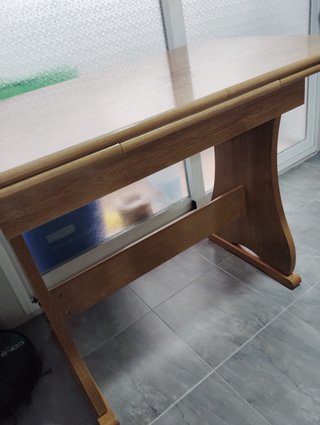 Mesa extensible madera 110x62